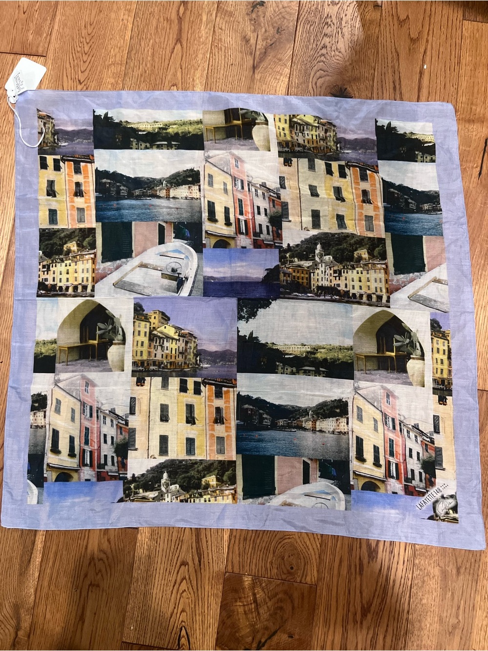 Lafayette 148 cotton/silk scarf